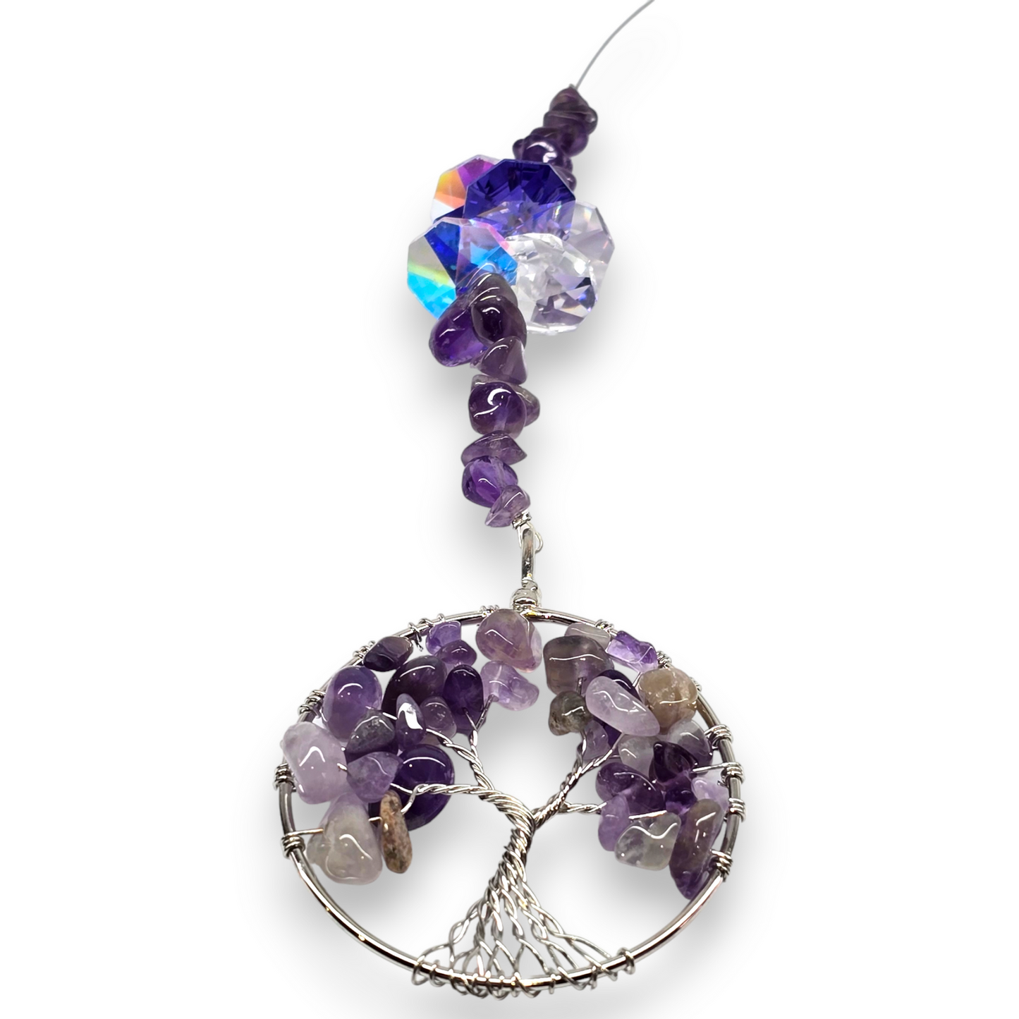 Amethyst Tree of Life Suncatcher