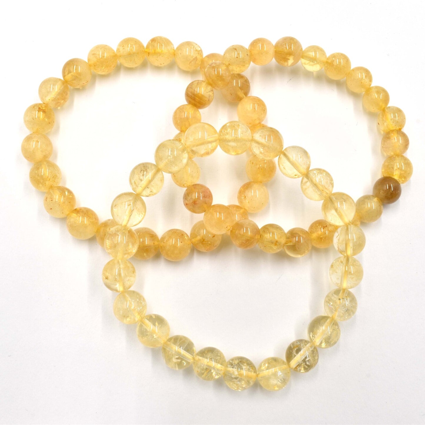 Citrine Bead Bracelet